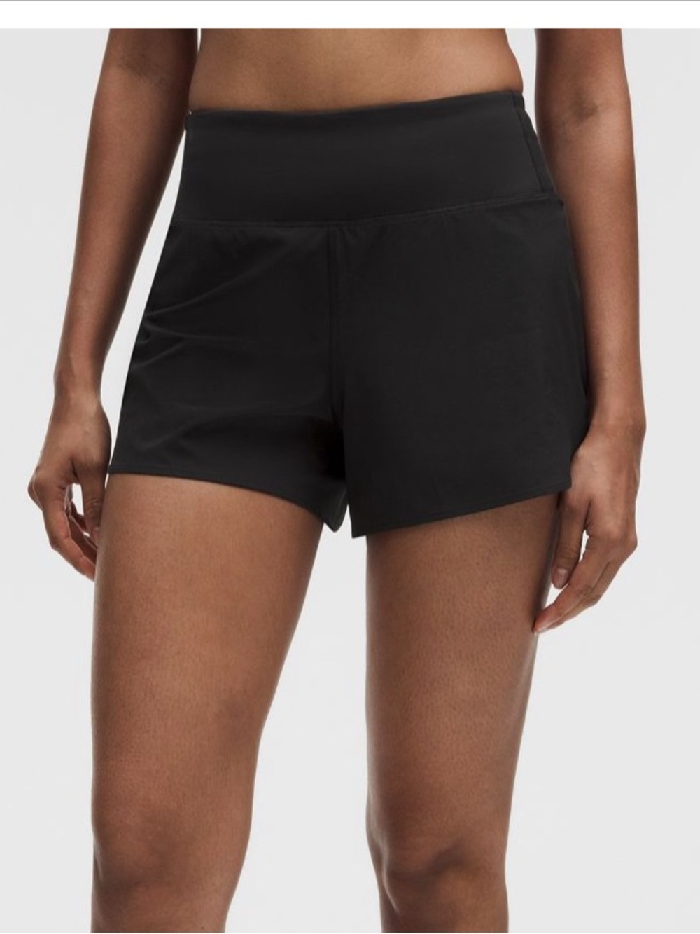 lululemon athletica Black Speed Up High-Rise Athletic Shorts